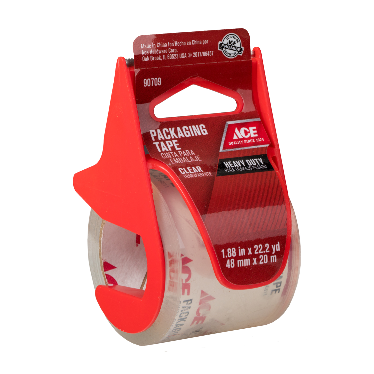 Ace 1.88 in. W X 22.2 yd L Heavy-Duty Packaging Tape with Dispenser - Ace  Hardware