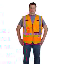 Milwaukee Reflective Safety Vest Hi-Viz Orange L/XL