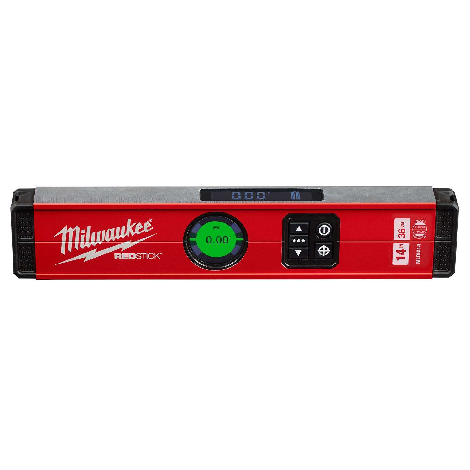 Milwaukee Redstick 14 in. Aluminum Digital Electronic Level Set Ace