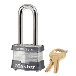 Master Lock 1-9/16 in. W Laminated Steel 4-Pin Cylinder Padlock Keyed Alike