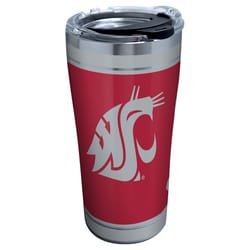 Tervis Collegiate 20 oz Washington State Cougars Multicolored BPA Free Tumbler with Lid