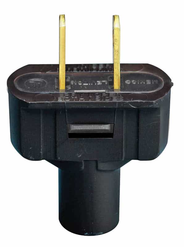 Leviton Commercial and Residential Vinyl NonPolarized Plug 115P 1814