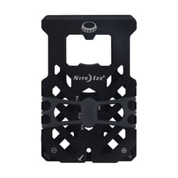 Nite Ize Financial Tool RFID Blocking 10 In 1 Multi Tool Wallet Stainless Steel 1 pk
