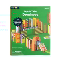 Kikkerland Kidoki Topple Twist Dominoes Multicolored