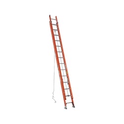 Werner 28 ft. H Fiberglass Extension Ladder Type IA 300 lb. capacity