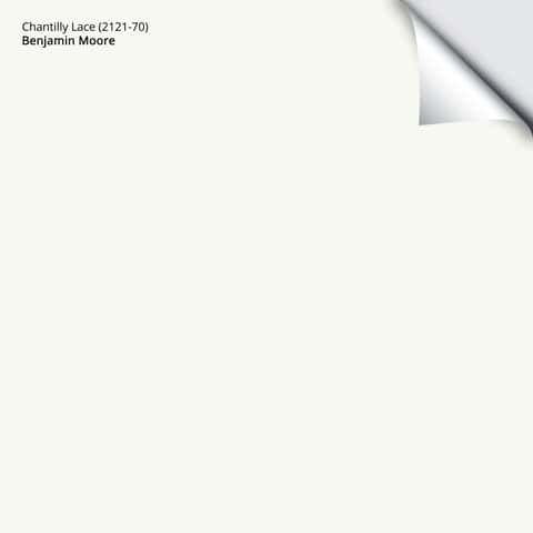 Benjamin Moore Chantilly Lace Peel & Stick Color Sample OC-65