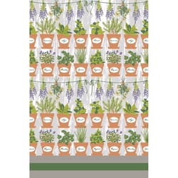 Swedish Treasures Multicolored Cotton Herb Garden Tea Towel 1 pk