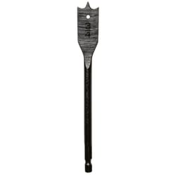 Century Drill & Tool Lazer Spade 3/4 in. X 6 in. L High Speed Steel Spade Bit Hex Shank 1 pc