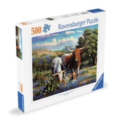 Ravensburger Loving Longhorns Puzzle Multicolored 500 pc