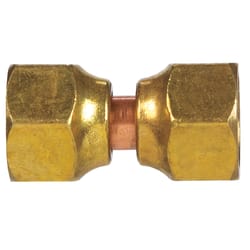 JMF Company 3/8 in. Flare X 3/8 in. D Brass Swivel Flare Connector