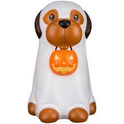 Gemmy LED Blow Mold Ghost Dog Light 1 pk