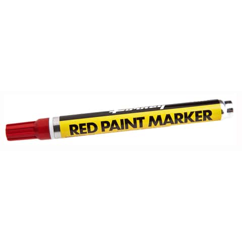 Red Long Lasting Interior Tire Paint Pen Permanent Water Proof Marker- Each