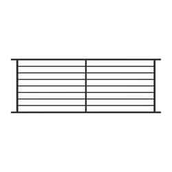 Fortress Building Products Fe26 Axis Horizontal Level Panel 34 in. H X 1 in. W X 96 in. L Steel Rail