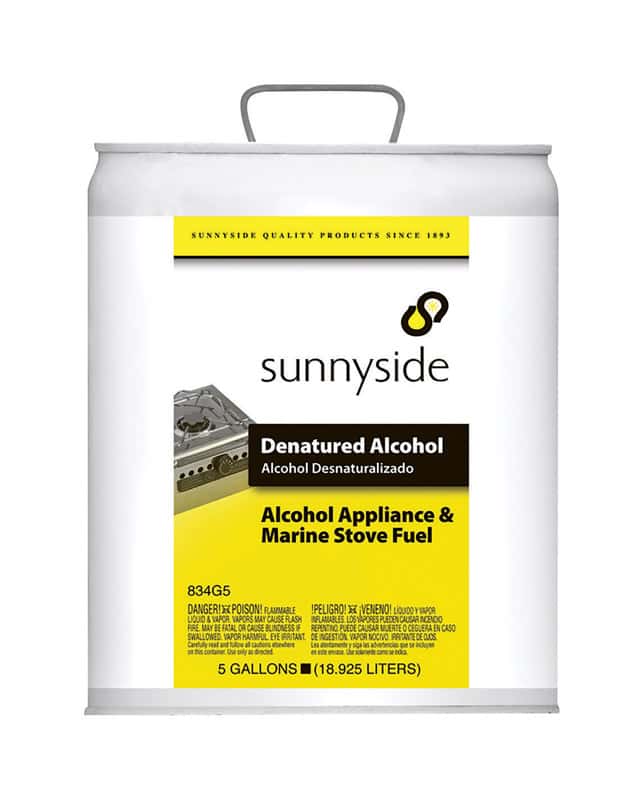 Sunnyside Denatured Alcohol Clean Burning Fuel 5 gal Ace Hardware
