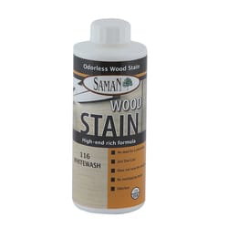 Saman Semi-Transparent Whitewash Water-Based Wood Stain 12 oz