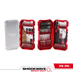 Milwaukee Shockwave Impact Impact Driver Bit Set Alloy Steel 75 pc