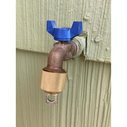 Conservco 3/4 in. Hose MPT Anti-Siphon Brass Hose Bibb Lock