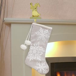 Dyno Snowflakes Snowflake Christmas Stocking 20 in.