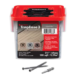 FastenMaster TrapEase No. 20 X 2-1/2 in. L Island Mist Torx Ttap Star Head Composite Deck Screws 350