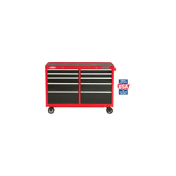 Craftsman 52 in. 10 drawer Steel Rolling Tool Cart 37.5 in. H X 18 in. D