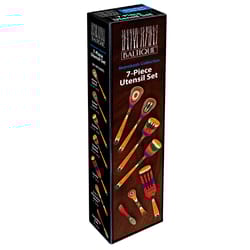 Totally Bamboo Baltique Multicolored Birch Wood Utensil Set