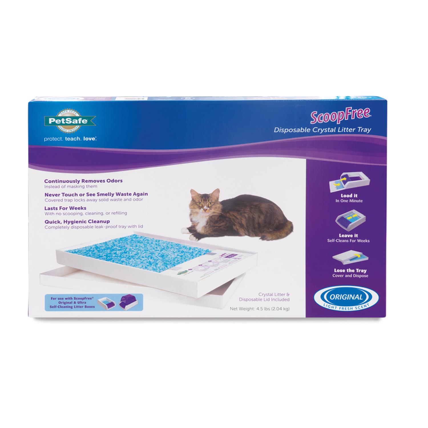 PetSafe ScoopFree Silicone Blue Disposable Crystal Litter Tray 1 pk Mfr PAC00 14229 Ace Hardware