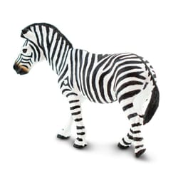 Safari Ltd. Wild Safari Plains Zebra Toy Black/White