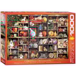 Eurographics Christmas Ornaments Jigsaw Puzzles Multicolored 1000 pc