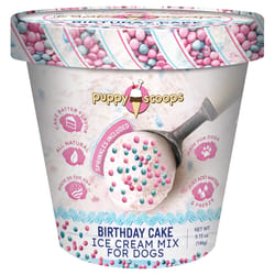 Puppy Scoops Ice Cream Mix Birthday Cake Treats For Dogs 5.15 oz 1 pk