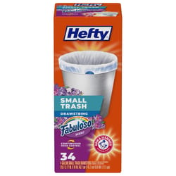 Hefty 4 gal Fabuloso Trash Bags Drawstring 34 pk