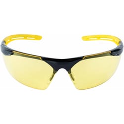 3M Anti-Fog Classic/Sleek Safety Glasses Amber Lens Black/Yellow Frame 1 pc