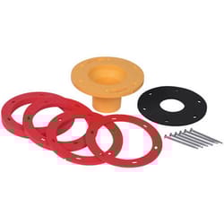 Set-Rite Toilet Flange Extender Kit Multicolored Polyethylene