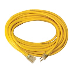 Yellow Jacket Outdoor 50 ft. L Yellow Extension Cord 12/3 SJTW