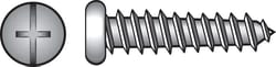 HILLMAN No. 6 Ga. X 1/2 in. L Phillips/Slotted Pan Head Sheet Metal Screws 100 pk