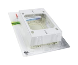 Legrand New Work Rectangle PVC 1 gang Electrical Box White