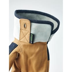 Hestra Job Unisex Outdoor Classic Work Gloves Blue/Tan XXL 1 pair