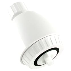 LDR Exquisite White ABS 2 settings Adjustable Showerhead 2.5 gal