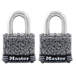 Master Lock 1.5625 in. H X 1-9/16 in. W X 1-1/2 in. L Steel 4-Pin Cylinder Weather-Resistant Padlock