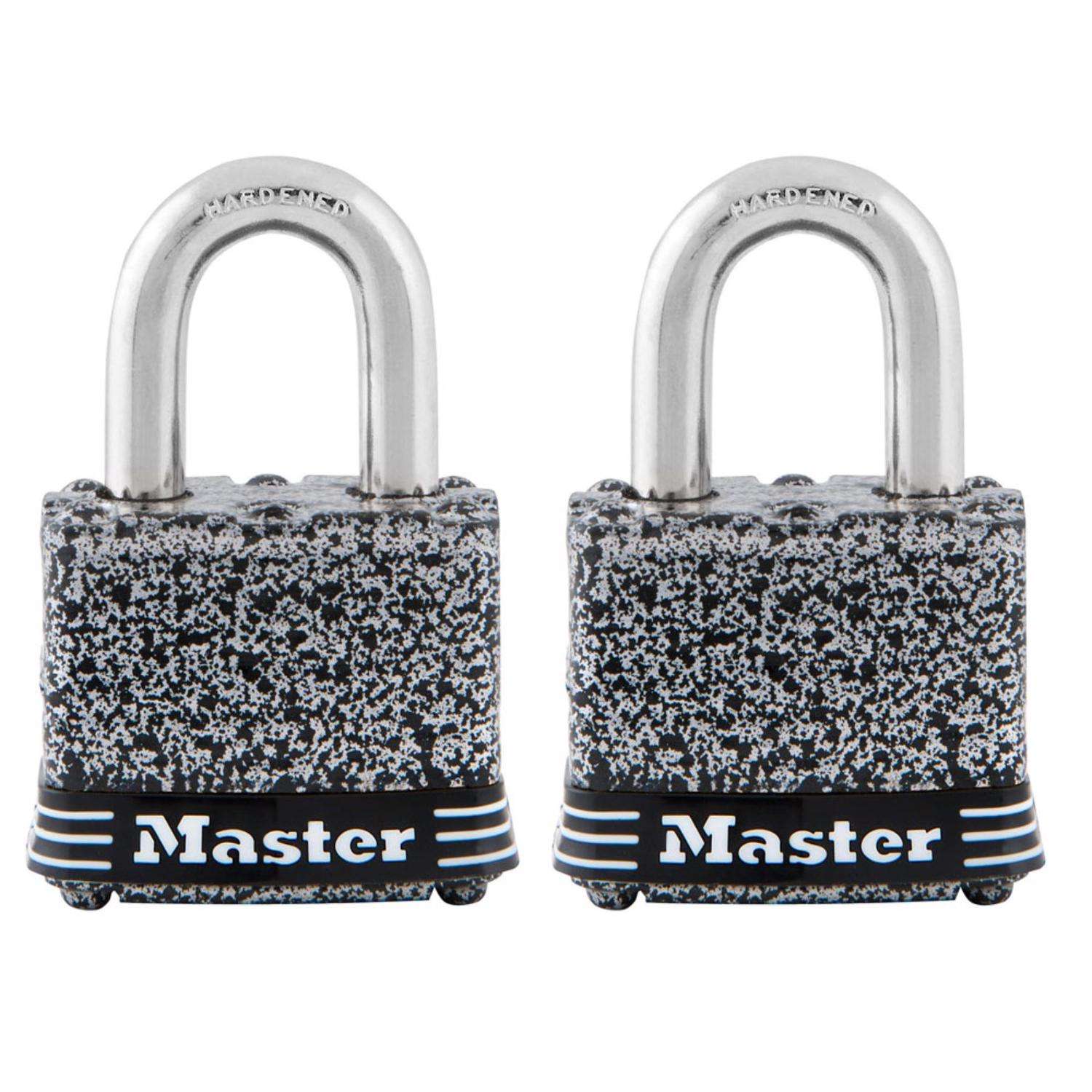 Master Lock 1.5625-in Steel Keyed Padlock