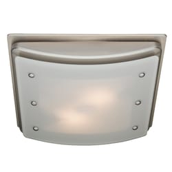 Hunter Ellipse 100 CFM 2 Sones Bathroom Ventilation Fan with Lighting