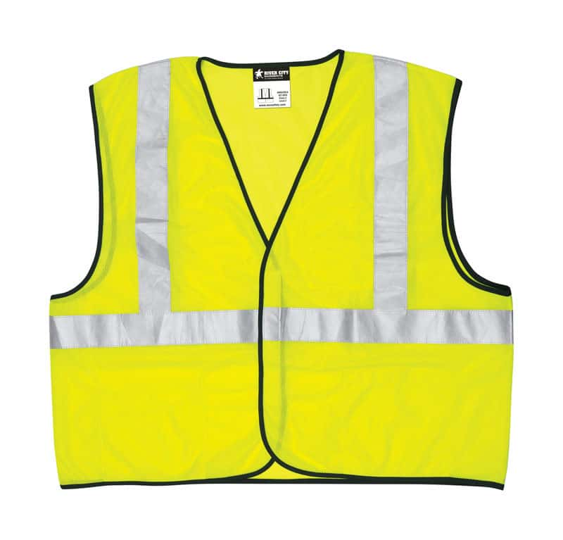 Safety Works Reflective Safety Vest Yellow L Ace Hardware