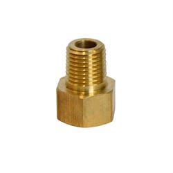 ATC 3/8 in. Flare 1/4 in. D Male Brass Inverted Flare Adapter