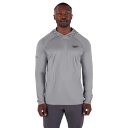 Milwaukee Workskin M Long Sleeve Men's Hooded Gray Hooded Sweatshirt