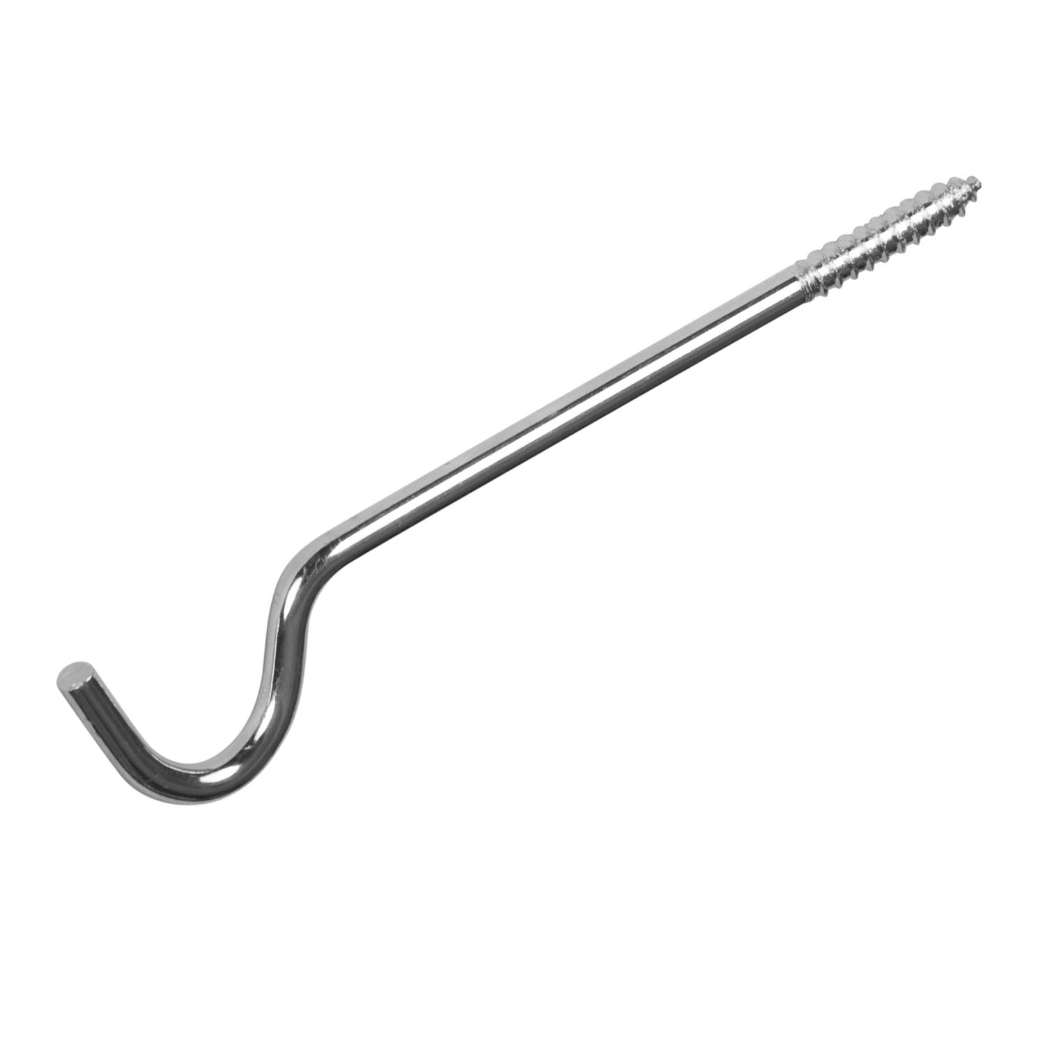 Kenney Chrome Silver Curtain Rod Support Hook 2 In L Ace Hardware   96624309 8533 48b6 98ba 51b901418399