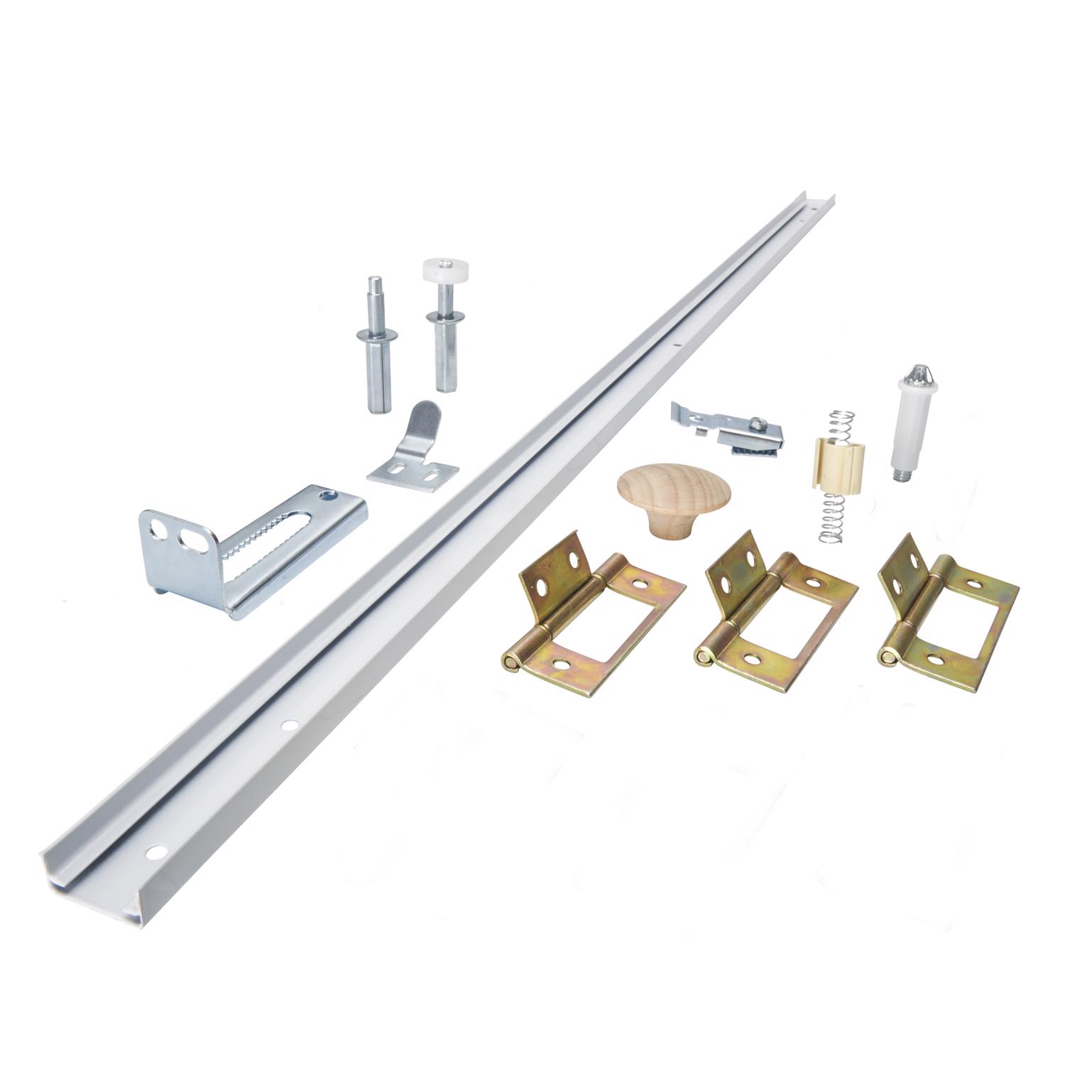 Ace Steel Bi-Fold Door Track and Hardware Kit 1 pc Mfr# 01-2001-112