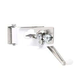 Swing-A-Way White Steel Manual Wall Mount Can Opener