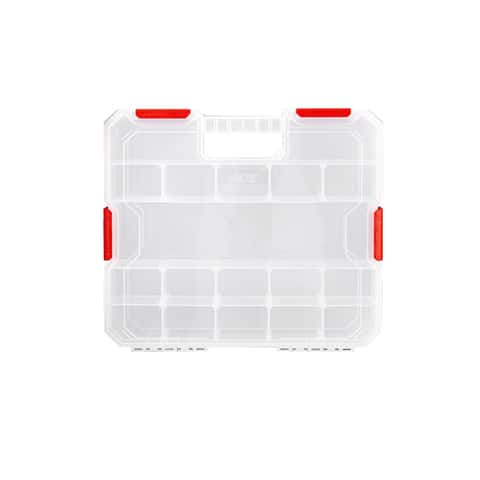 Ace 6.18 in. W X 2.52 in. H Storage Bin Plastic 1 compartments Gray - Ace  Hardware