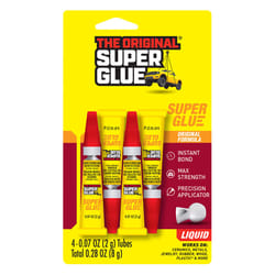 The Original Super Glue Maximum Strength Cyanoacrylate Clear Super Glue 0.28 oz