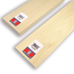 Midwest Products 1/32 in. X 4 in. W X 2 ft. L Basswood Sheet #2/BTR Premium Grade