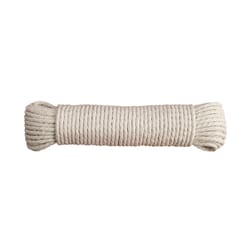 Koch 9/64 in. D X 48 ft. L Natural Solid Braided Cotton Clothesline Rope